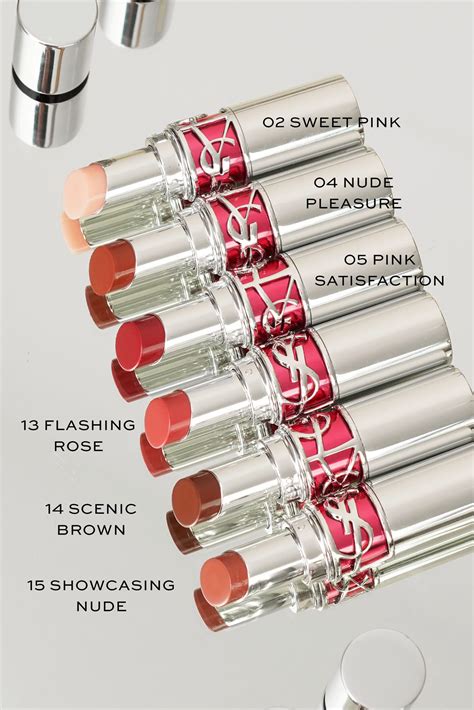 ysl lipstick swatches|yves saint laurent lipstick shades.